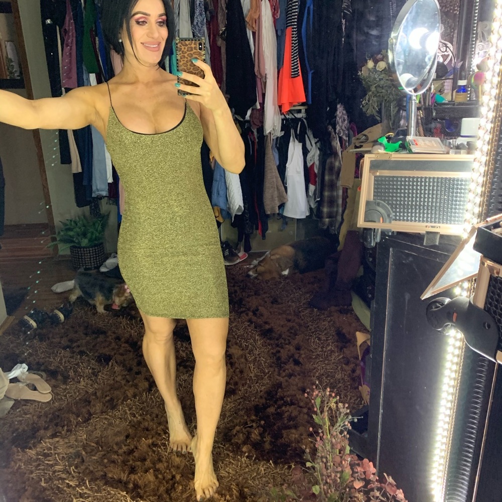 💛Gold💛sparkle dress.